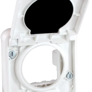 Adapter suitable for surface or flush mounting